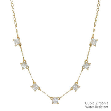 WATER RESISTANT JEM NECKLACE