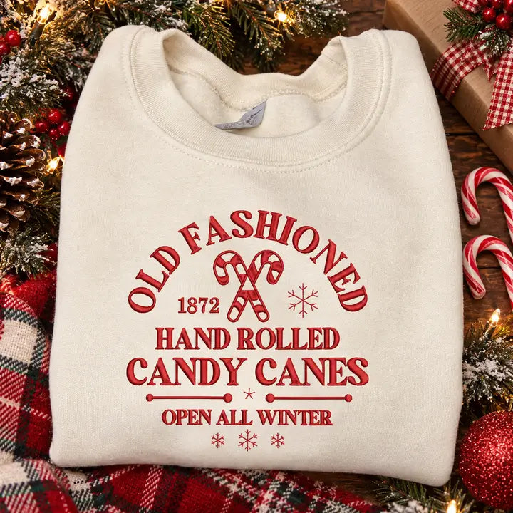 CANDY CANE SWEATSHIRT
