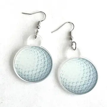 GOLF BALL EARRINGS