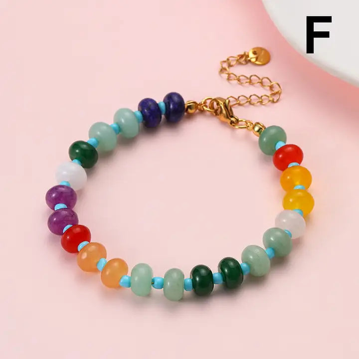 BOHO BEAD BRACELT MULTICOLOR