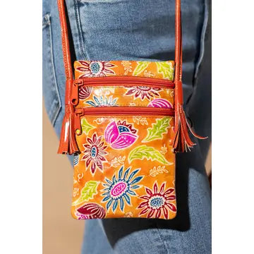 URBANISTA HAND PAINTED ORANGE PURSE