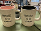 Promoted to grandpa mug