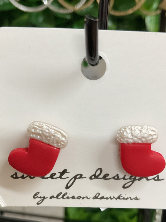 Sweet P Designs Santa boot studs