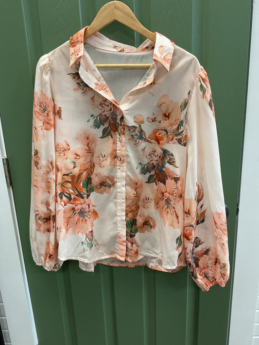 Floral LS blouse