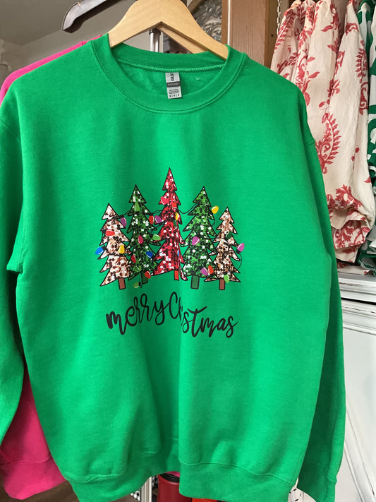 Green Christmas sweatshirt