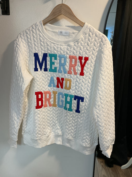 Merry and Bright sweatshirt