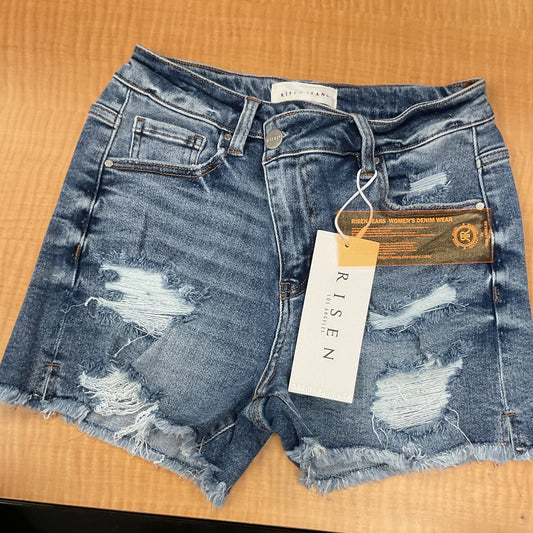 Distressed Risen shorts