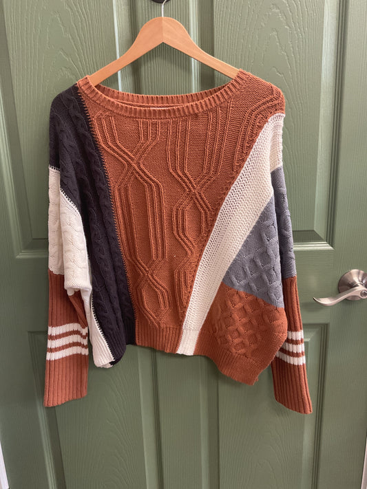 Blu Pepper multi colored sweater