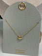 Gold chain with tiny heart