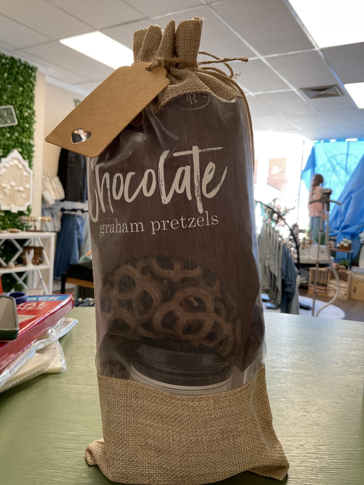 Terrapin Farms chocolate pretzel gift bag