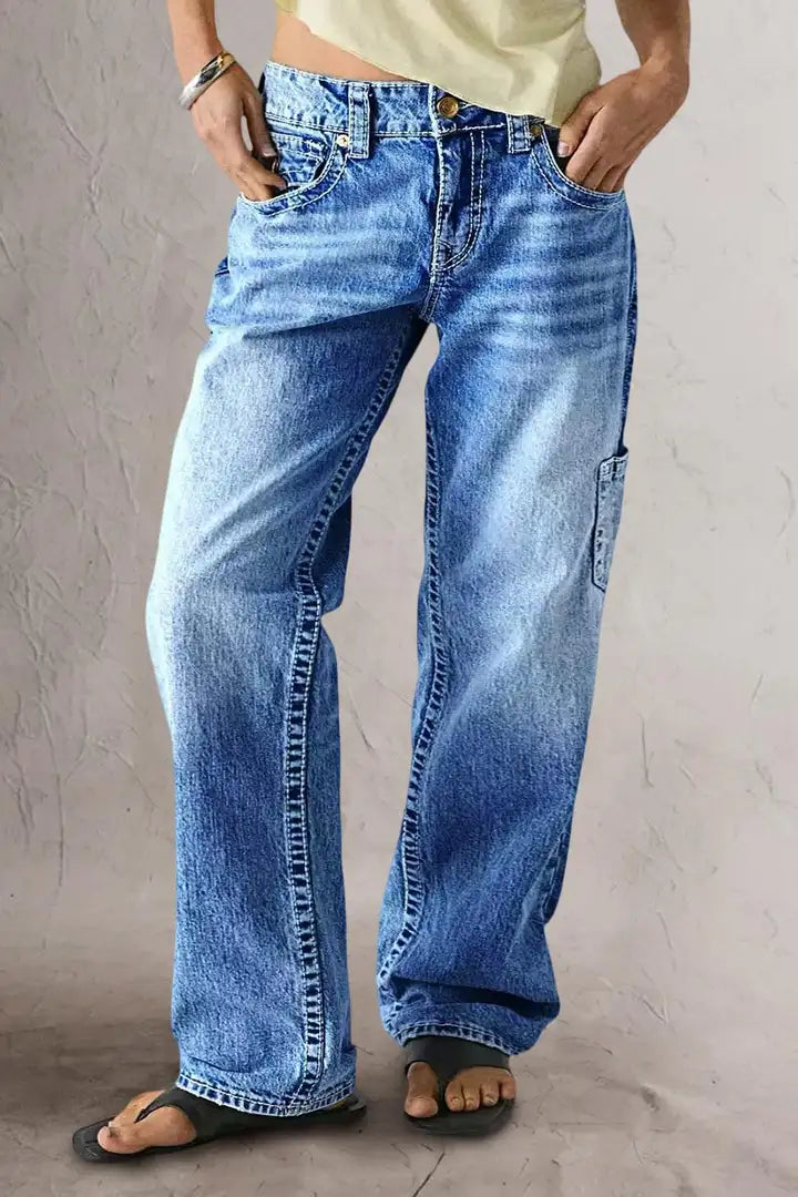 FLAMINGALS STRAIGHT LEG JEAN BAGGY FIT
